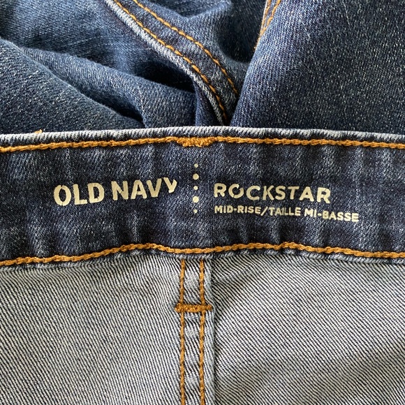 18 Long OLD NAVY MID RISE JEANS SZ 18LONG - Picture 7 of 9